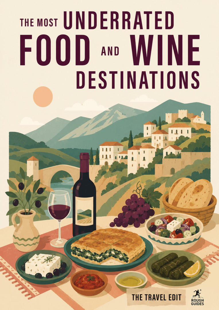 Cover image for Rough Guides Travel Edit: The Most Underrated Food and Wine Destinations ISBN 9781835298770